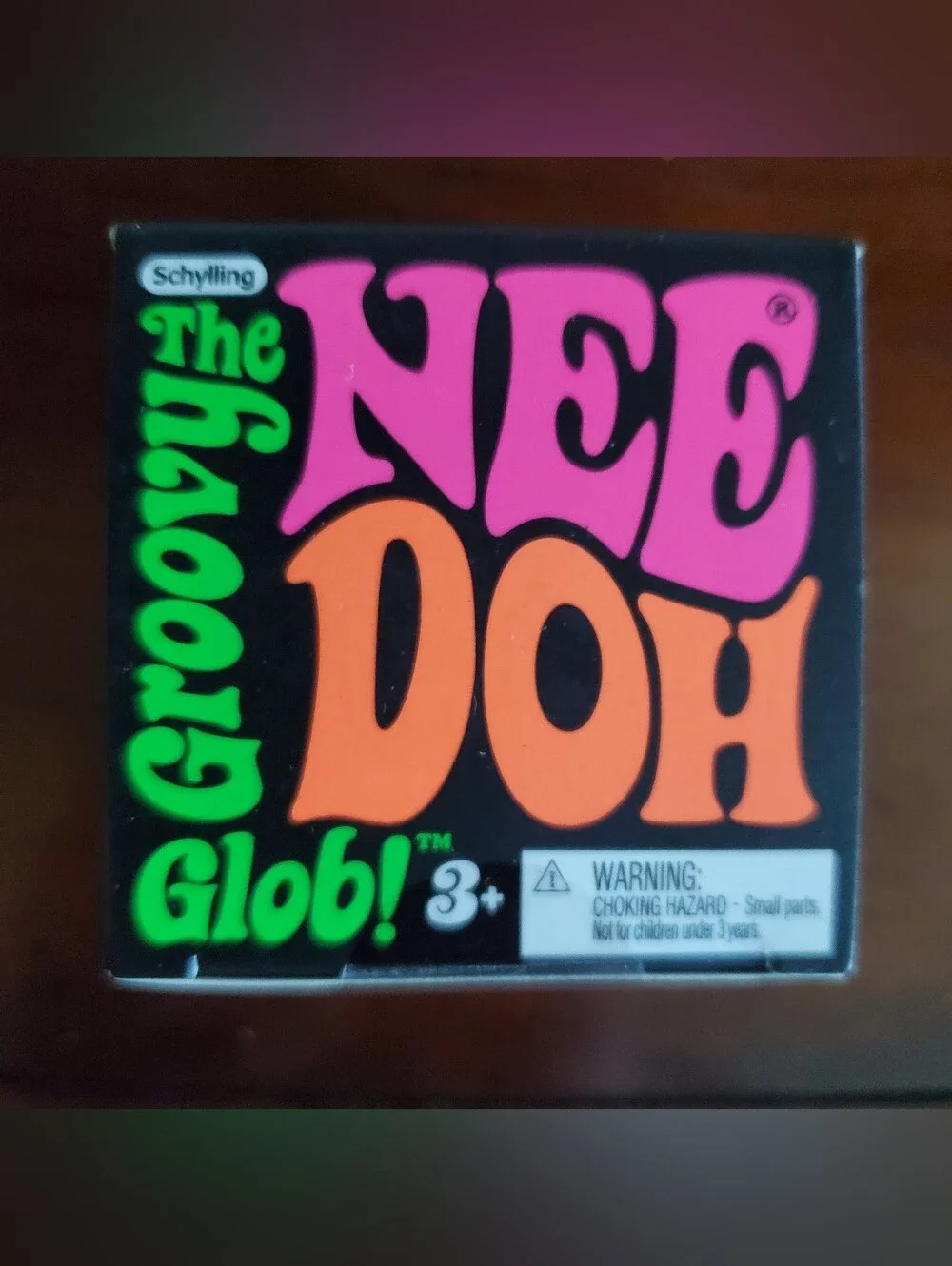 Schylling NEEDOH The Groovy Glob Classic, Squishy, Stress Ball, Purple New